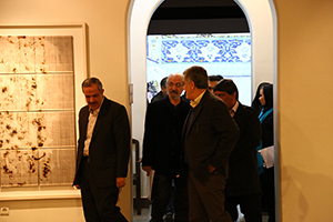 بازدید احمد مسجد جامعی از نمایشگاه