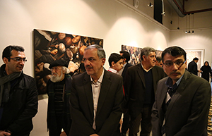 بازدید احمد مسجد جامعی از نمایشگاه