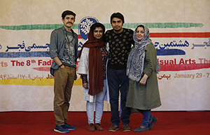 هنرمندان روی فرش قرمز اختتامیه