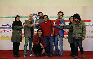 هنرمندان روی فرش قرمز اختتامیه